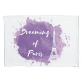 Dreaming of Paris - Pillow Hoesjes Kussensloop (Voorkant-Links)