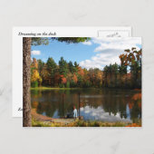 Dreaming op het Dock-Briefkaart Briefkaart (Voorkant / Achterkant)