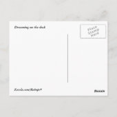 Dreaming op het Dock-Briefkaart Briefkaart (Achterkant)