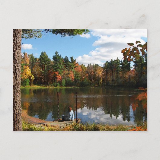 Dreaming op het Dock-Briefkaart Briefkaart (Voorkant)