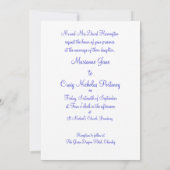 Dreaming Spires Roses Faire-part de mariage (Dos)