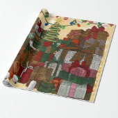 Dreaming van de kerstochtend! cadeaupapier (Uitgerold)