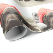 Dreaming van de Santa - Duitse Shorthair Puppy Cadeaupapier (Rol Hoek)