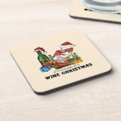 Dreaming van een Wijnkerst Bier Onderzetter (Linkerzijde)