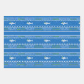 Dreaming van grote witte haai Ugly Sweater Inpakpapier Vel (Voorkant 3)