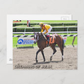 Dreaming van Julia Briefkaart (Voorkant / Achterkant)