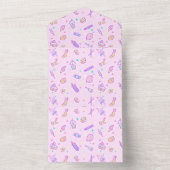 Dreaming van Summer Snacks All In One Uitnodiging (Binnen)