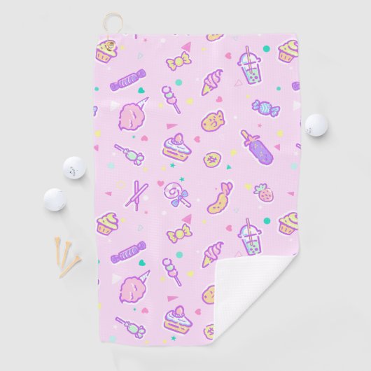 Dreaming van Summer Snacks Golfhanddoek (Insitu)