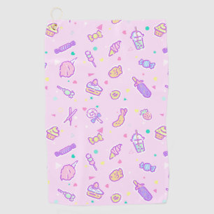 Dreaming van Summer Snacks Golfhanddoek