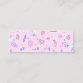 Dreaming van Summer Snacks Mini Visitekaartje (Achterkant)