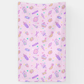 Dreaming van Summer Snacks Spandoek (Verticaal)