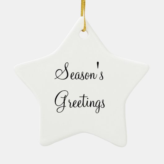Dreaming van witte kerst, Fun Wine Star Ornament (Achterkant)
