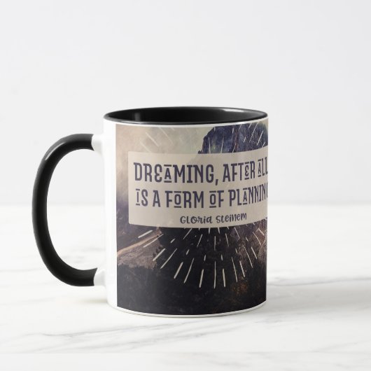 Dreaming - Vorm van planning Mok (Links)