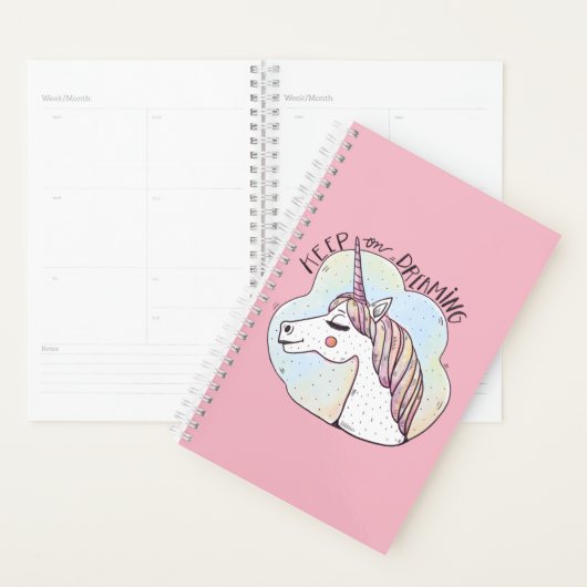 Dreaming Whimsical Unicorn (Devant avec enveloppe)