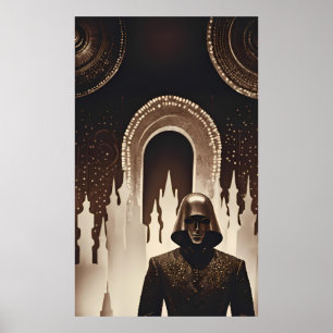 Dreamland's Courier - Ken Gage Surrealistische Kun Poster