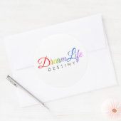 DreamLife Destiny-Sticker Ronde Sticker (Envelop)
