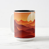 Dreamly Sunset Wave Horizon Mug (Devant gauche)
