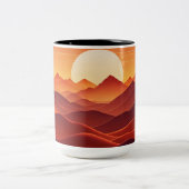 Dreamly Sunset Wave Horizon Mug (Centre)