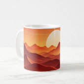 Dreamly Sunset Wave Horizon Mug (Devant gauche)