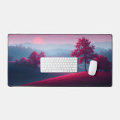Dreample Purple Fall Forest Desk Mat - Mystical Au (Clavier et souris)