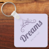 Dreams are not real sleutelhanger (Voorkant)