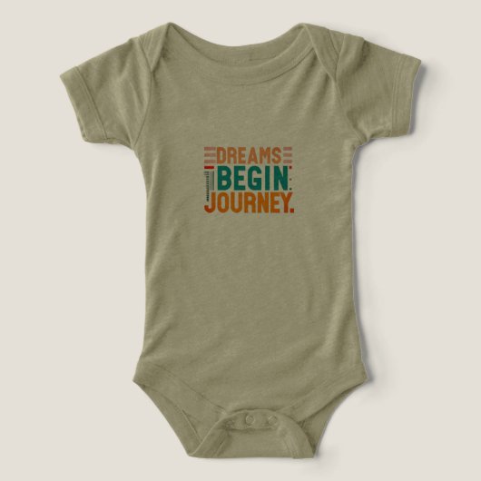 Dreams Begin Journey T-shirt (Design Recto)