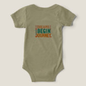 Dreams Begin Journey T-shirt (Design Verso)