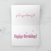"Dreams Come True" Carte Artistique d'anniversaire (Intérieur)