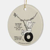 Dreams houden je vast keramisch ornament (Links)