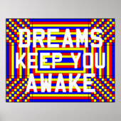 Dreams houden je wakker Poster (Voorkant)