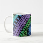 Dreams In Blue Abstract Coffee Mug (Gauche)