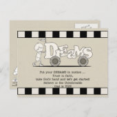 Dreams in Motion Briefkaart (Voorkant / Achterkant)