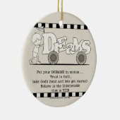 Dreams in Motion Keramisch Ornament (Rechts)