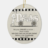Dreams in Motion Keramisch Ornament (Links)