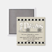 Dreams in Motion Magneet (Voorkant / Achterkant)