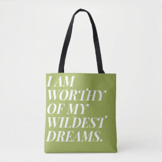 Dreams komen uit echte Canvas tas