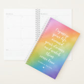 Dreams komen uit echte Waterverf Rainbow - aangepa Planner (Display)