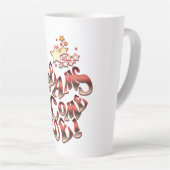 Dreams komen waar latte mok (Rechterhoek)