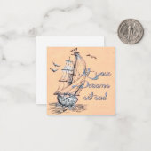 Dreams Notitiekaartje (Voorkant / Achterkant in situ)