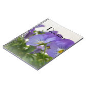 Dreams Pansies notebook Notitieboek (Linkerzijde)