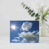 Dreams souhaite Nuages sun Carte postale (Debout devant)