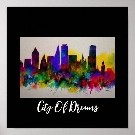 Dreams-stad Poster (Voorkant)