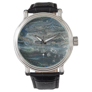 Dreams van de oceaan'20 abstract schilderhorloge horloge