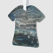 Dreams van het abstracte schilderij Ocean'20 Ornament (voorkant)