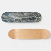 Dreams van het abstracte schilderij Ocean'20 Skateboard (Horizontaal)