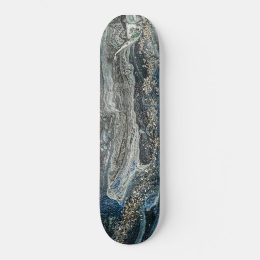 Dreams van het abstracte schilderij Ocean'20 Skateboard (Voorkant)