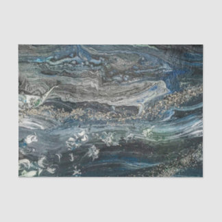 Dreams van het abstracte schilderij Ocean'20 Tissuepapier