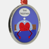 Dreams van mijn hart II Metalen Ornament (Rechts)