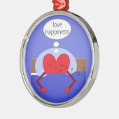 Dreams van mijn hart II Metalen Ornament (Links)