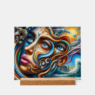 Dreamscape Abstrait Ocean Serenity & Cosmic Wonder